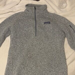 Patagonia Women's Heathered Gray Turtleneck Sweater